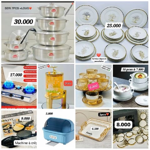 Kitchenware Items for Sale