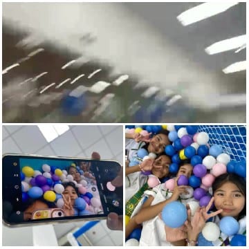 Colorful Selfie with Friends