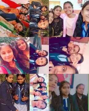 Groups of Young People Smiling