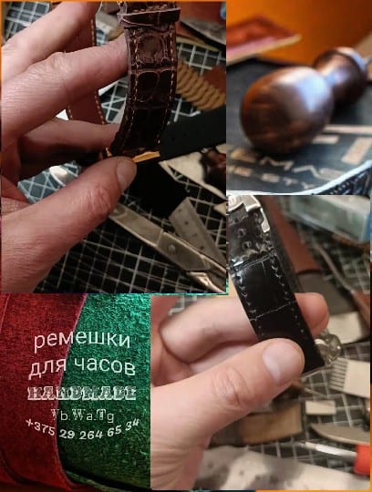 Hands Working on Watch Straps