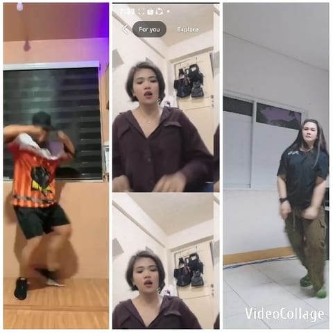 Three Stills of Casual Dancing