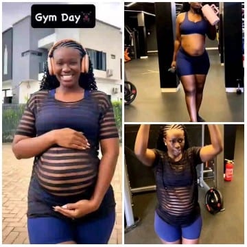Smiling Person Outdoors and at Gym