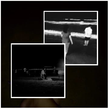 Nighttime Beach Walk and Gathering