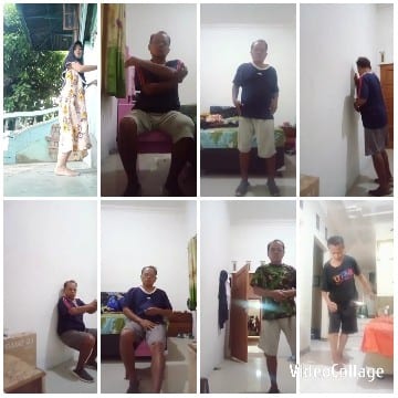 Person Exercising Indoors and Outdoors
