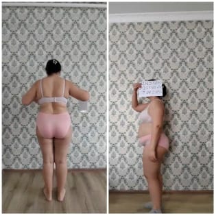 Progress Photo in Underwear