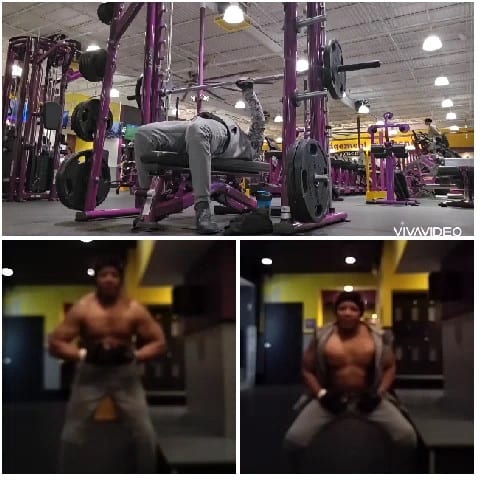 Lifting Weights on a Bench Press