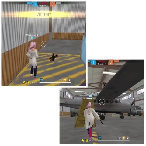 Victory in Video Game Hangar