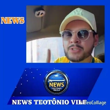 Person in Car with News Logo