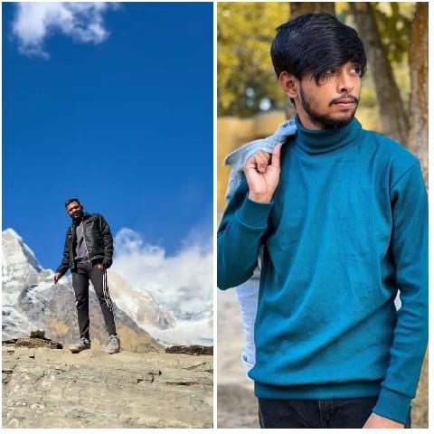 Two People in Different Landscapes