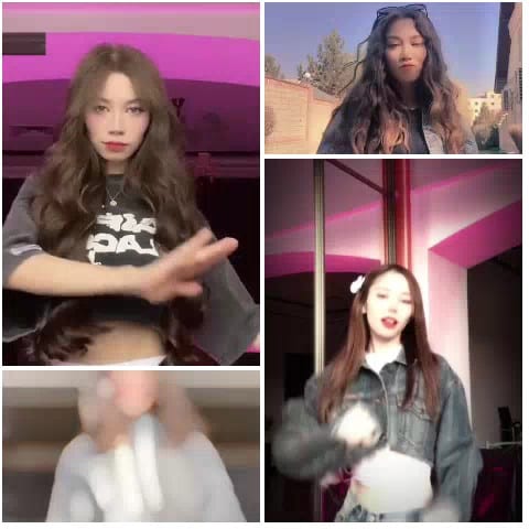 Young Women Dancing in Various Settings