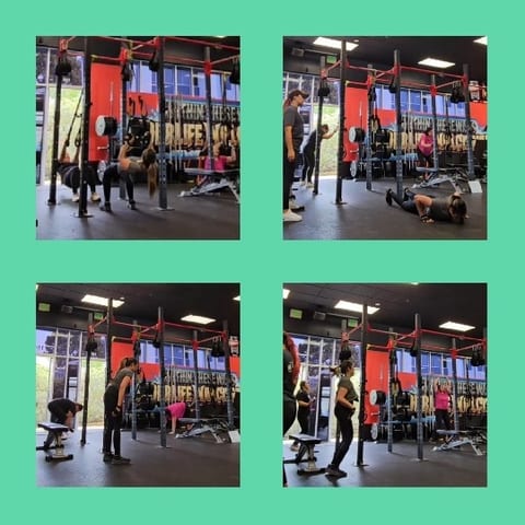 People Working Out in Gym