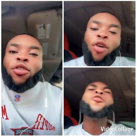 Person Singing in a Car