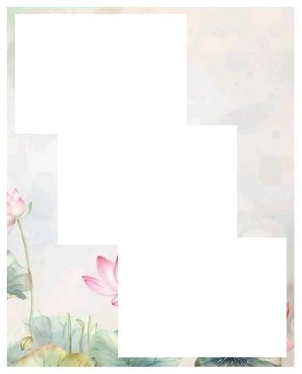 Floral Background with Pink Lotuses