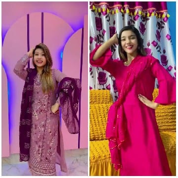 Women in Traditional Outfits Indoors