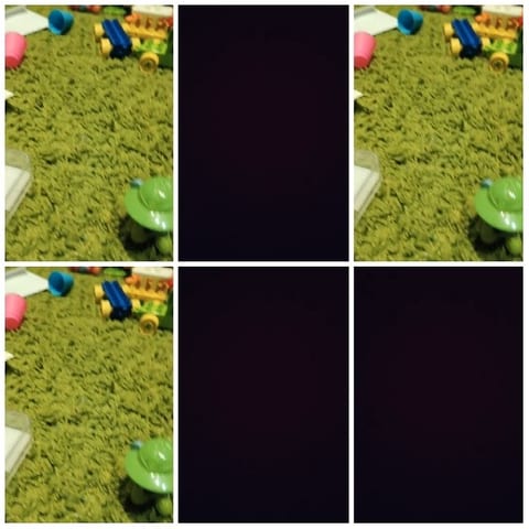 Toys on Green Carpet with Dark Areas