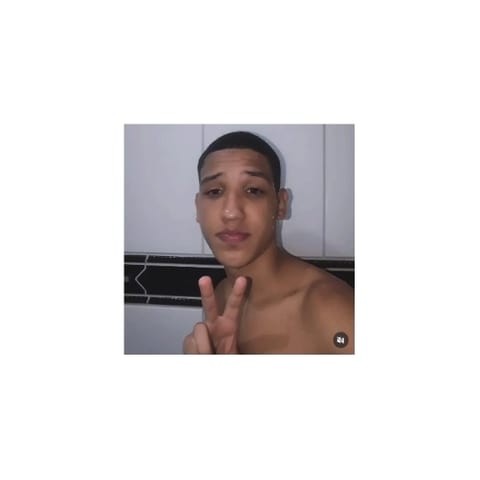 Shirtless Young Man Taking Selfie
