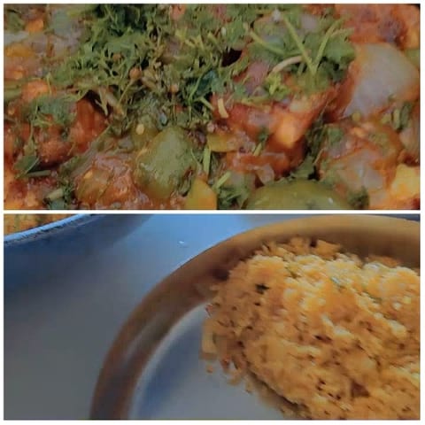 Spicy Curry and Rice Dish
