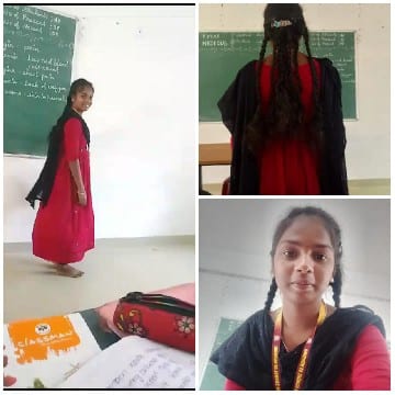 Young Woman in Traditional Classroom