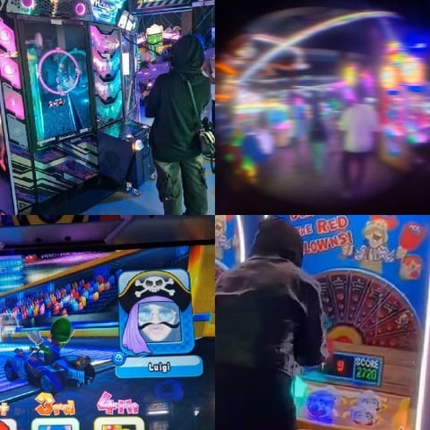 Four Arcade Scenes in One