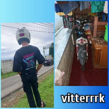 Motorcycles Inside a Tiled Room