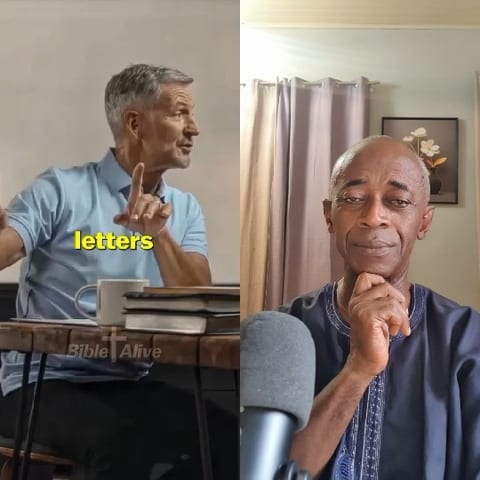 Men Gesturing and Speaking at Table