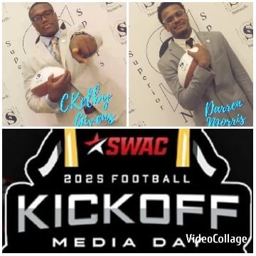 Men in Suits with Footballs
