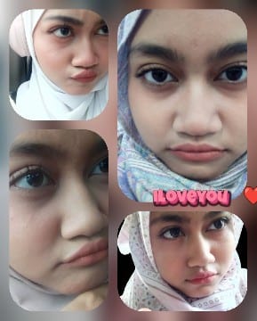 Expressions of a Hijab-Wearing Person