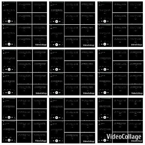 Grid of Thumbnails with Play Icons