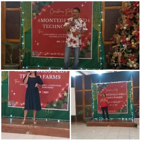Christmas Party Performances on Stage