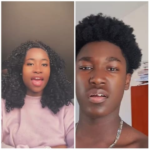 Split-Screen of Two Performers