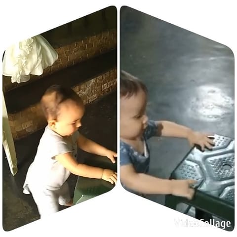 Child Playing with Objects