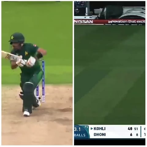 Cricket Player Batting Action
