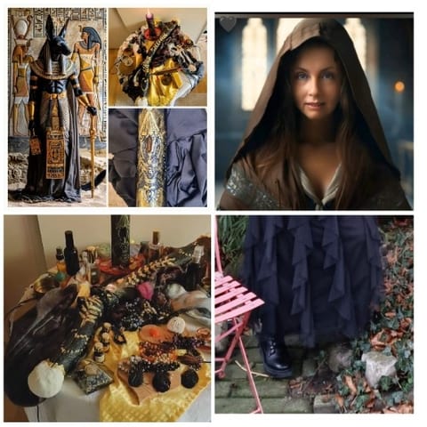 Anubis Statue and Costumes