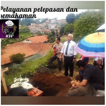 People at Burial Service