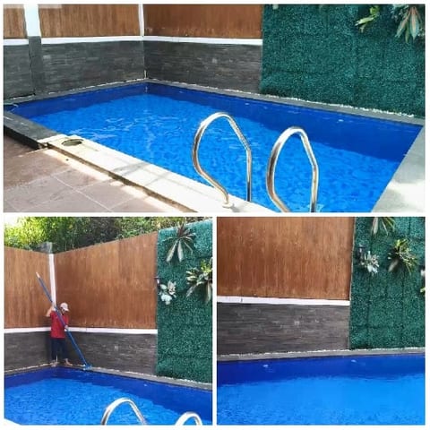 Clean Swimming Pool Area and Maintenance