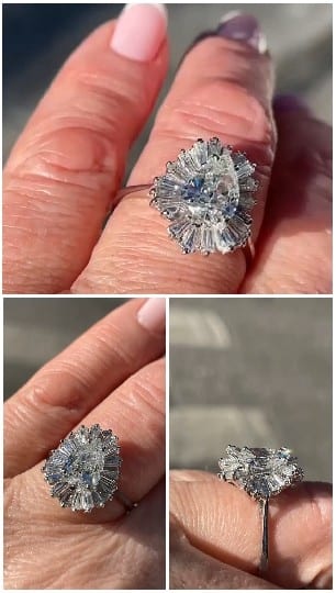 Ornate Ring with Gemstones in Views