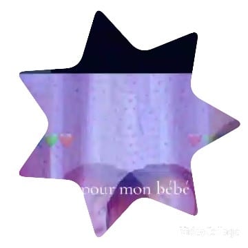 Star Cutout with Heart Shapes