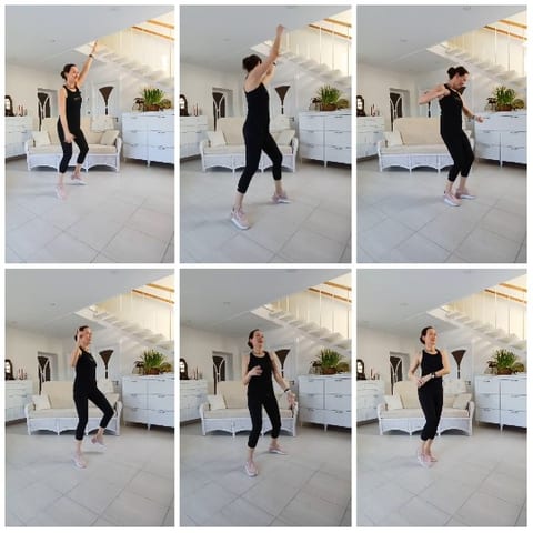 Dancer Performing in Living Room