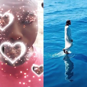 Glowing Hearts and Serene Waters