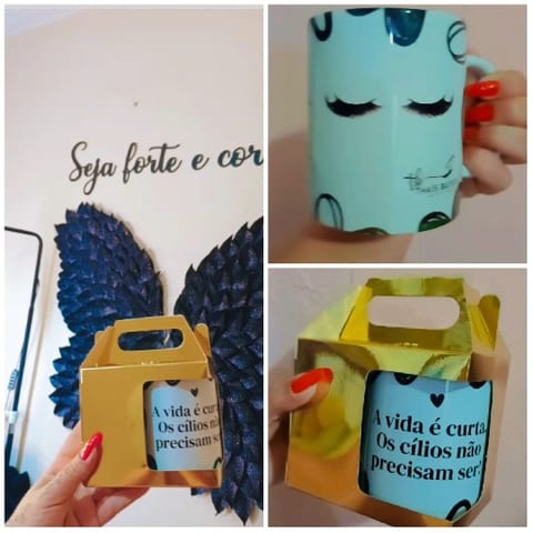 Decorative Setup and Teal Mug