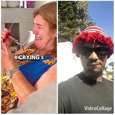 Emotional Woman and Happy Man