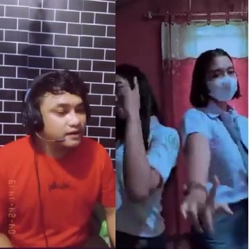 Person Singing with Headset