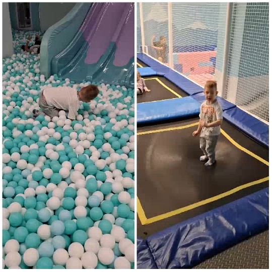 Child Playing in Ball Pit