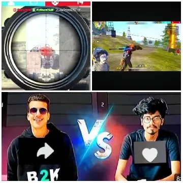 Video Game Sniper and Gameplay Scene