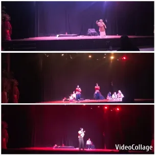 Stage Performance with Colorful Lighting