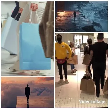 Shopping Bags and Scenic Views