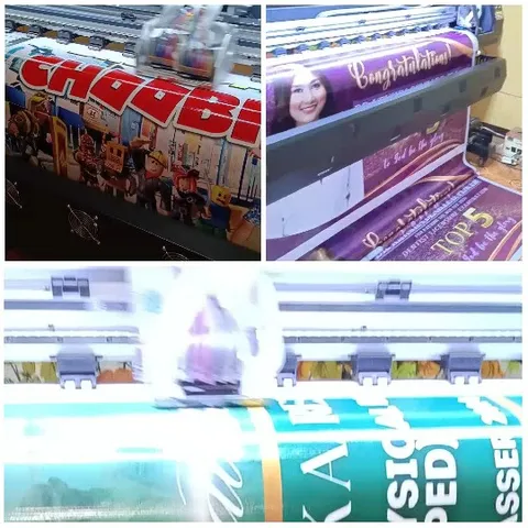 Large Format Printer Making Banners