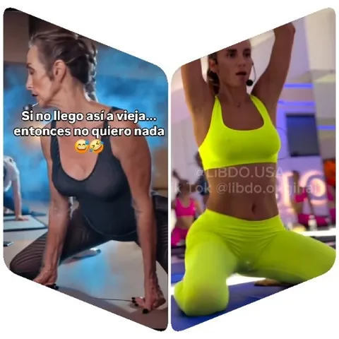 Women Exercising in Various Outfits