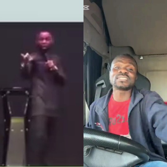 Person Presenting and Another in Vehicle