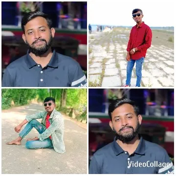 Man Posing in Various Outdoor Settings